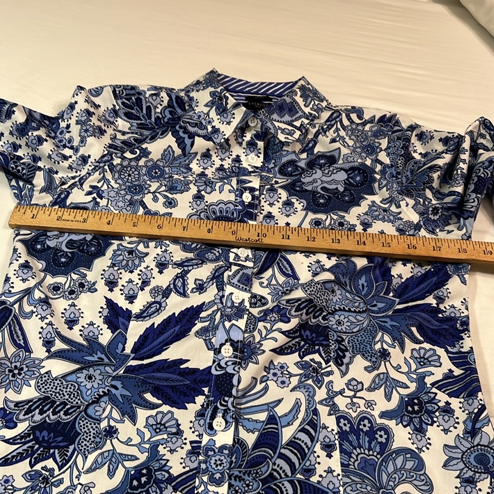 Talbots Size 8p, Fitted Button Down Non Iron Long… - image 7